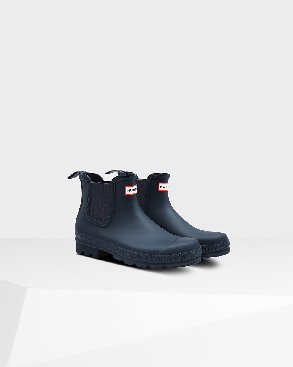 Botas Chelsea Hunter Hombre - Original - Azul Marino - NOCATWE-89